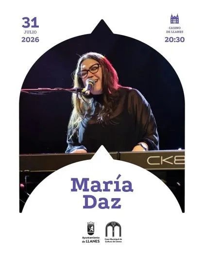 María Daz presenta su disco 'Petricor' en el Casino de Llanes