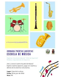 Esquivias abre las puertas de su Escuela de Música para una jornada de descubrimiento musical
