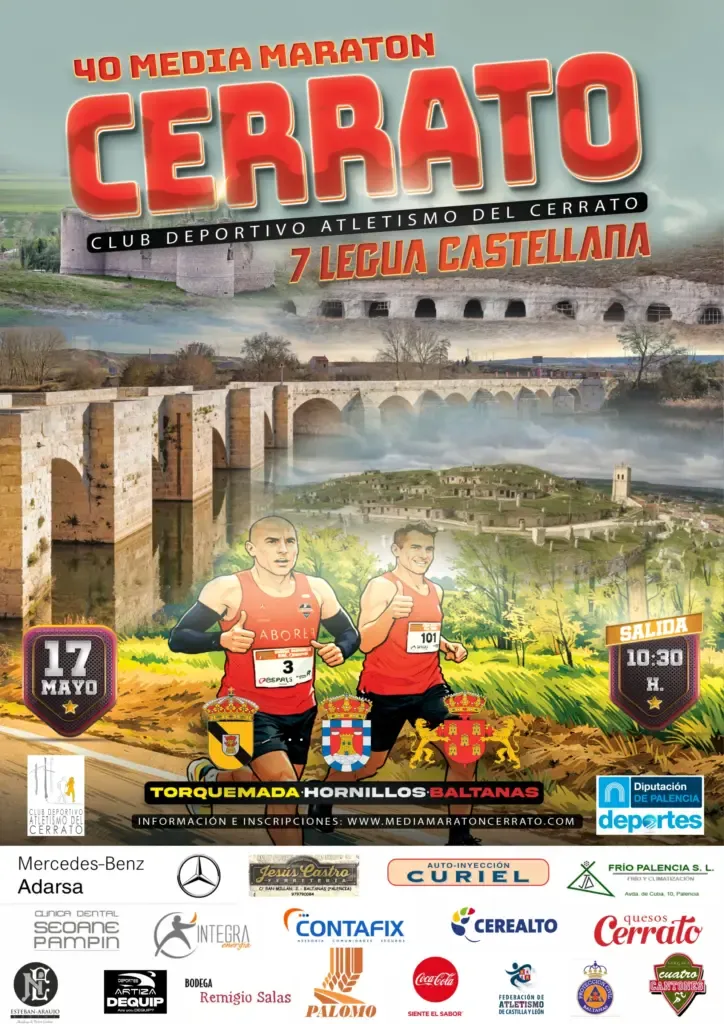 Baltanás acoge la 40ª Media Maratón del Cerrato y 7ª Legua Castellana en mayo de 2026