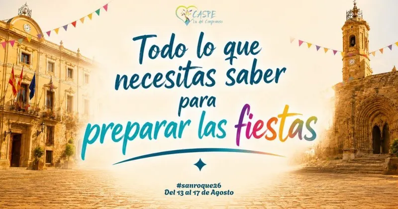 Caspe presenta la programación de sus fiestas patronales en honor a San Roque
