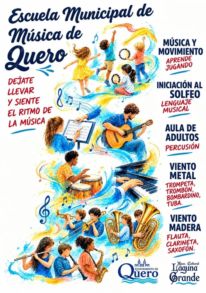 Abiertas las inscripciones para la Escuela Municipal de Música de Quero