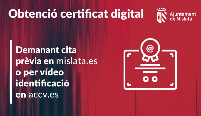 Mislata facilita la obtención del certificado digital para trámites online