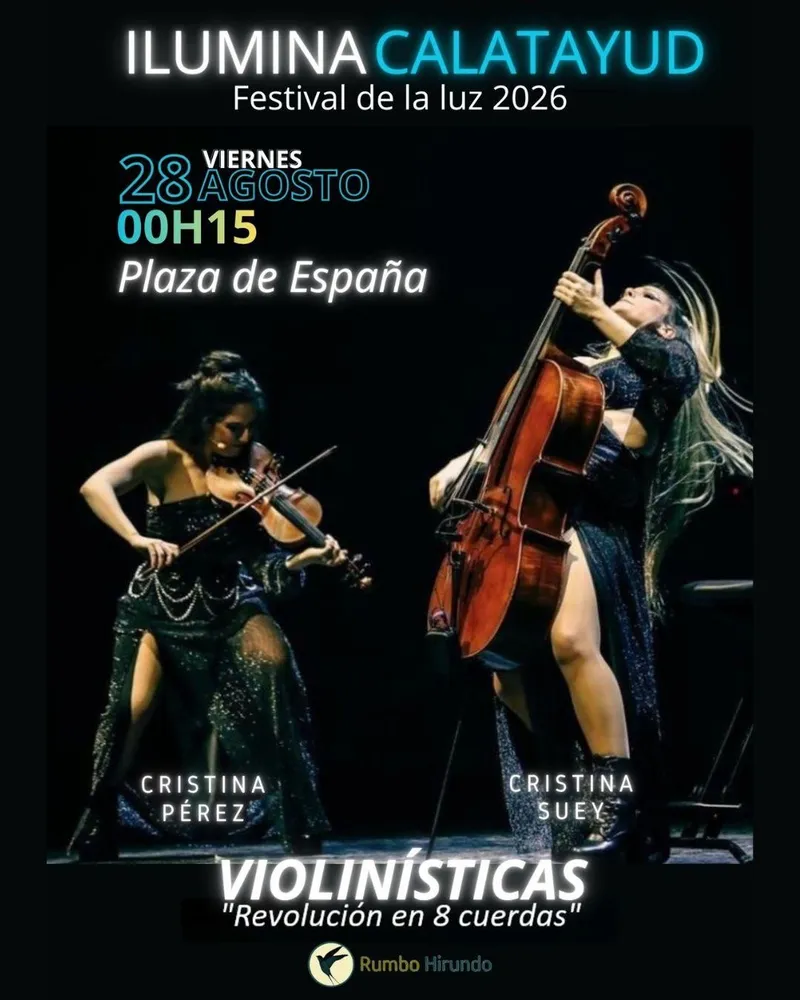 Calatayud celebra la Noche de Violines en la Plaza de España