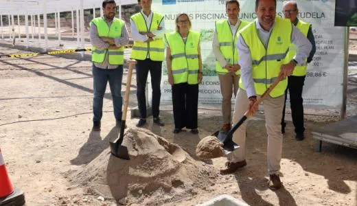 Tudela inicia la construcción de sus nuevas piscinas municipales con una inversión de 4,3 millones de euros