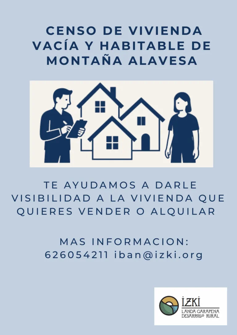 Bernedo inicia el censo de viviendas vacías en la Montaña Alavesa