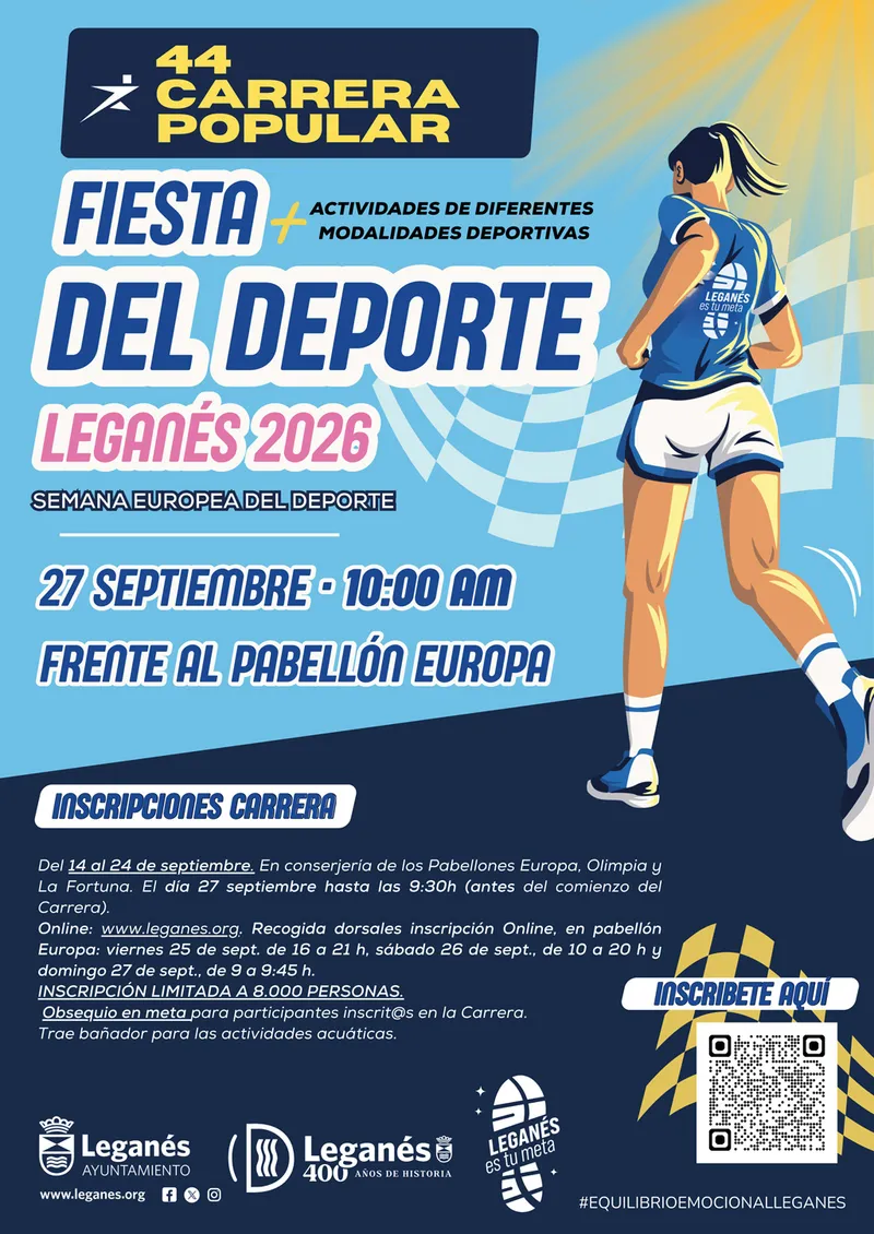 Leganés celebra su Fiesta del Deporte con 10.000 participantes y 20 disciplinas