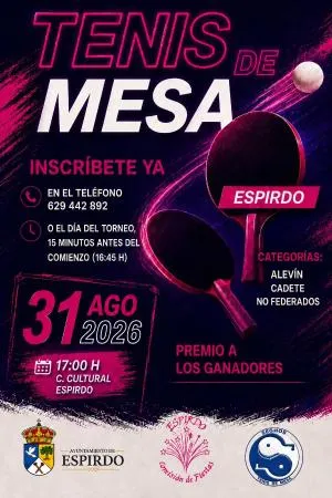 Espirdo organiza un torneo de pádel y tenis de mesa: inscripciones abiertas