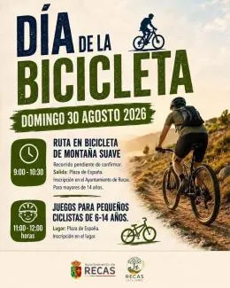 Recas celebra el Día de la Bicicleta con rutas y juegos infantiles