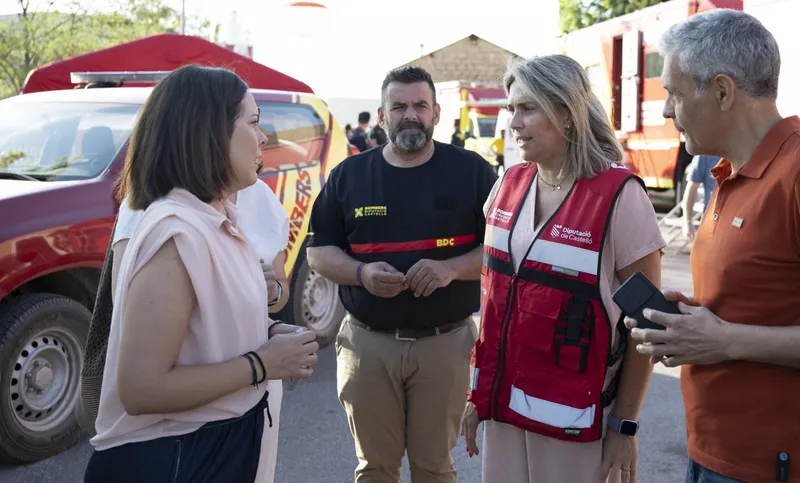 Diputación de Castellón activa ayudas de emergencia para Soneja y Azuébar tras el incendio