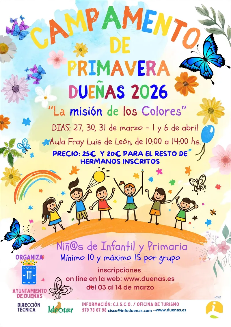 Dueñas abre inscripciones para su campamento de primavera 2026