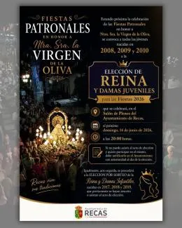 Recas elige a sus Reinas y Damas para las Fiestas 2026 en un acto tradicional
