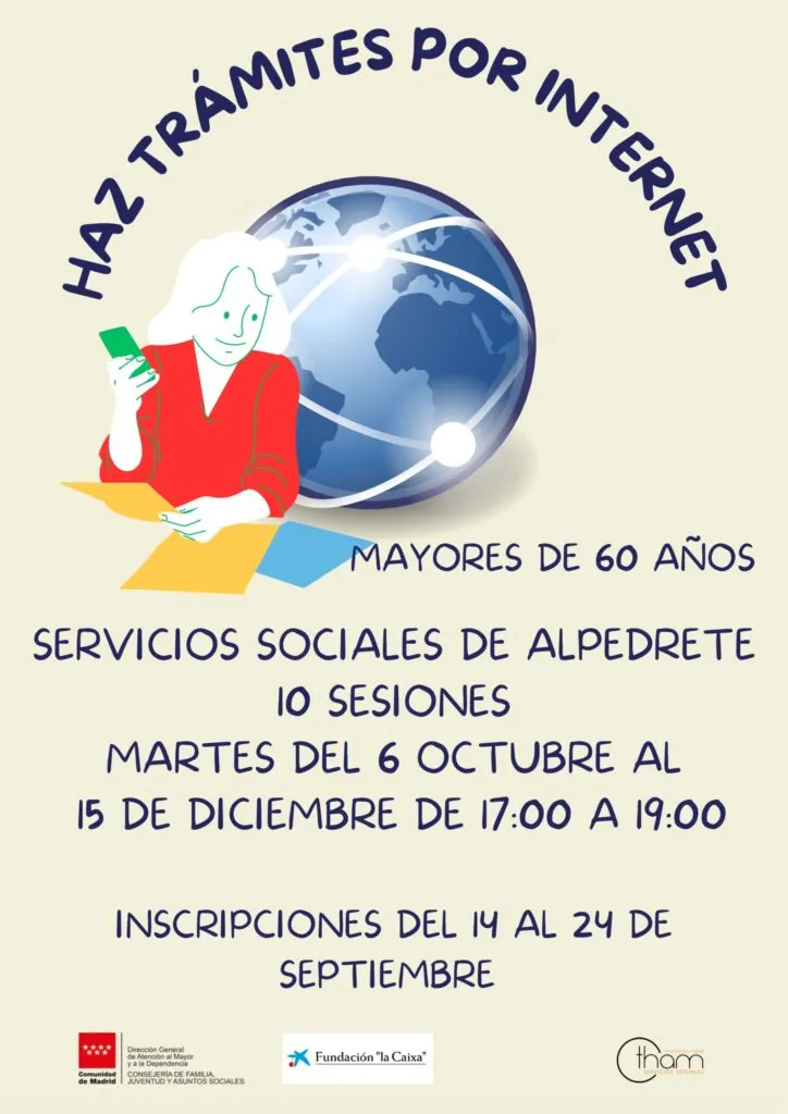 Alpedrete impulsa la alfabetización digital de sus mayores con un taller gratuito