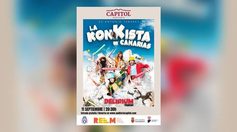 La Konkista de Canarias llega al Auditorio Capitol con humor y rigor histórico
