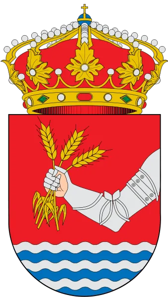 El escudo de Guntín narra la historia de un conde y las aguas termales