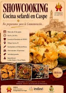 Caspe celebra un showcooking de cocina sefardí para revivir sabores del siglo XV