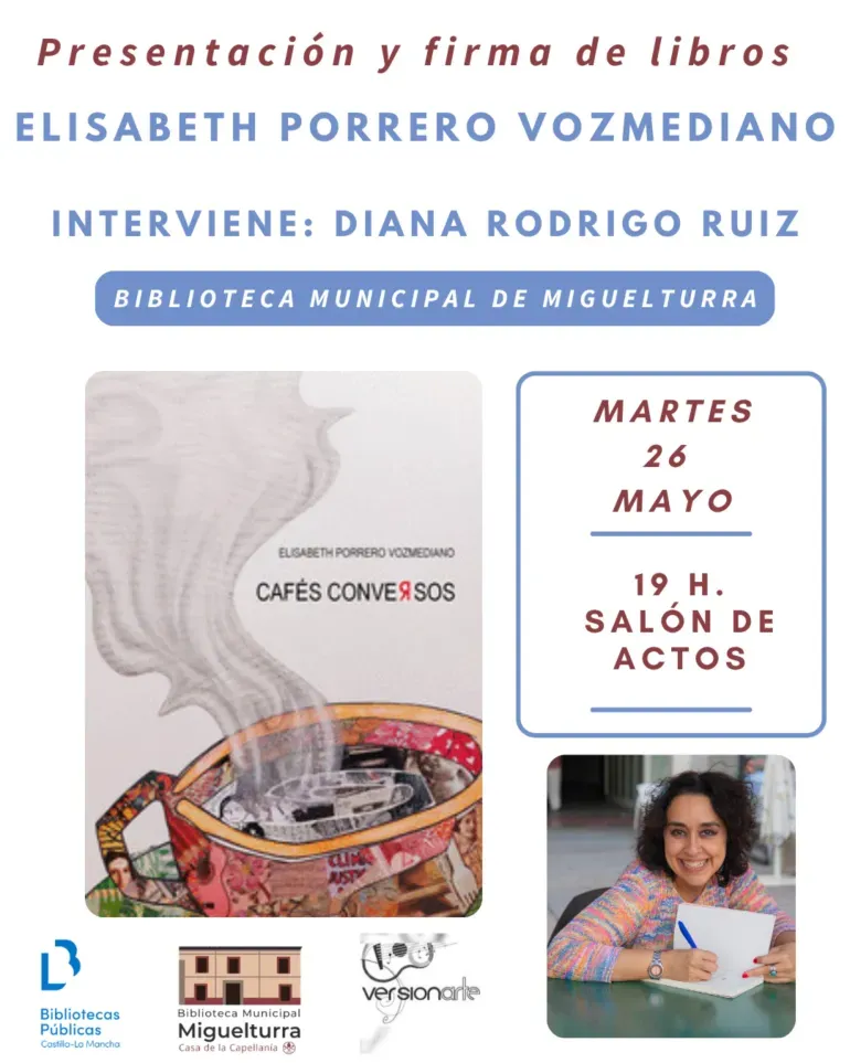 Elisabeth Porrero presenta su libro en la Biblioteca Municipal de Miguelturra