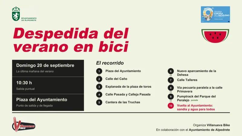 Alpedrete celebra la despedida del verano con una marcha ciclista familiar