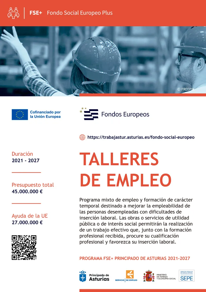Oviedo lanza cuatro talleres de empleo para 136 desempleados mayores de 30 años