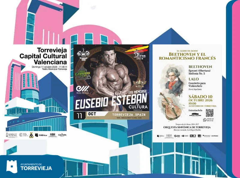 Torrevieja celebra un fin de semana cultural con Beethoven, fitness y su Capitalidad Cultural Valenciana