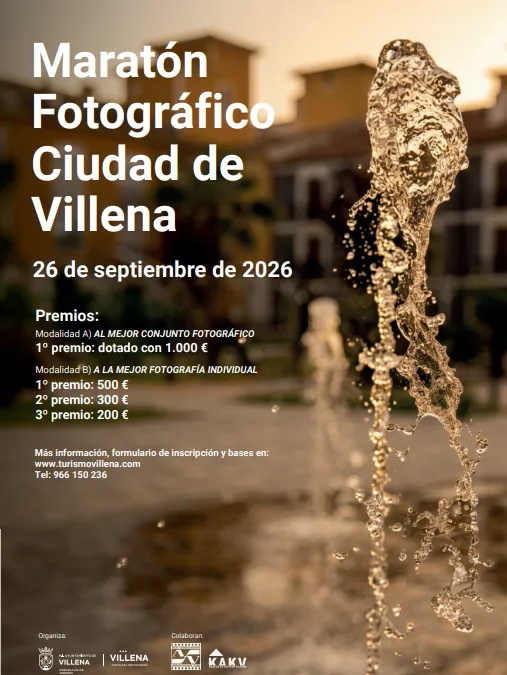 Villena acoge su Maratón Fotográfico con premios de hasta 1.000 euros