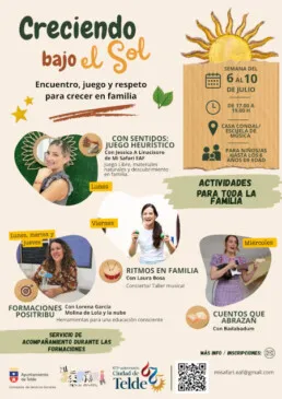 Telde lanza 'Jugando con la vida' para fortalecer lazos familiares en menores de 0 a 6 años