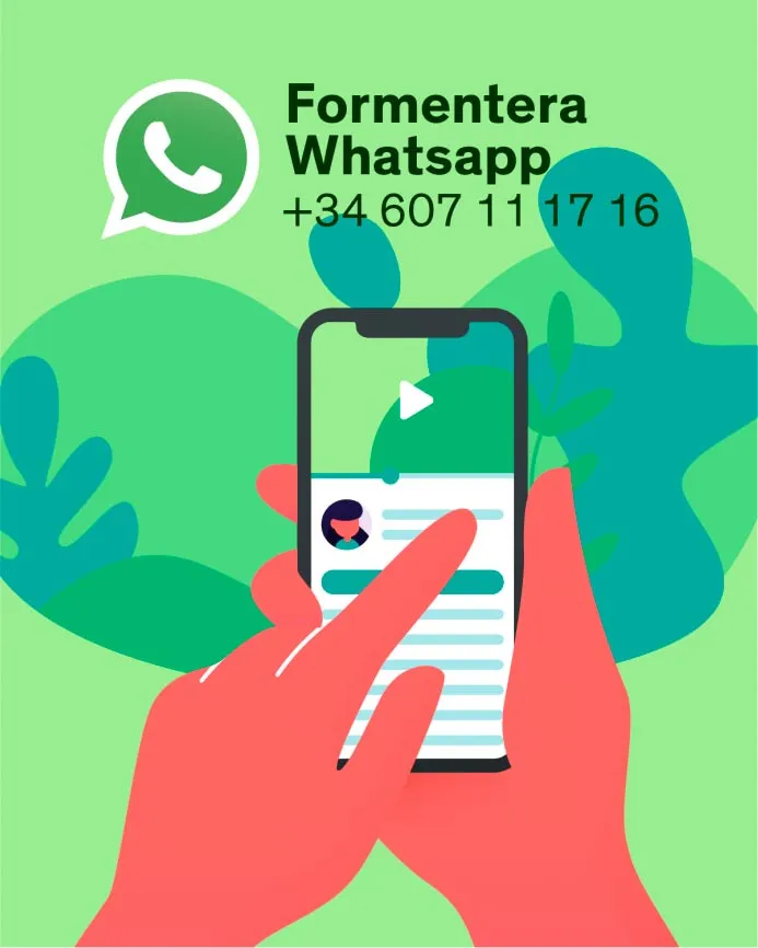Formentera estrena servicio de información turística por WhatsApp