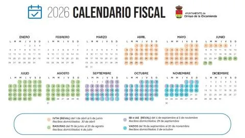 Arroyo de la Encomienda abre el plazo para el pago de la tasa de basuras 2026