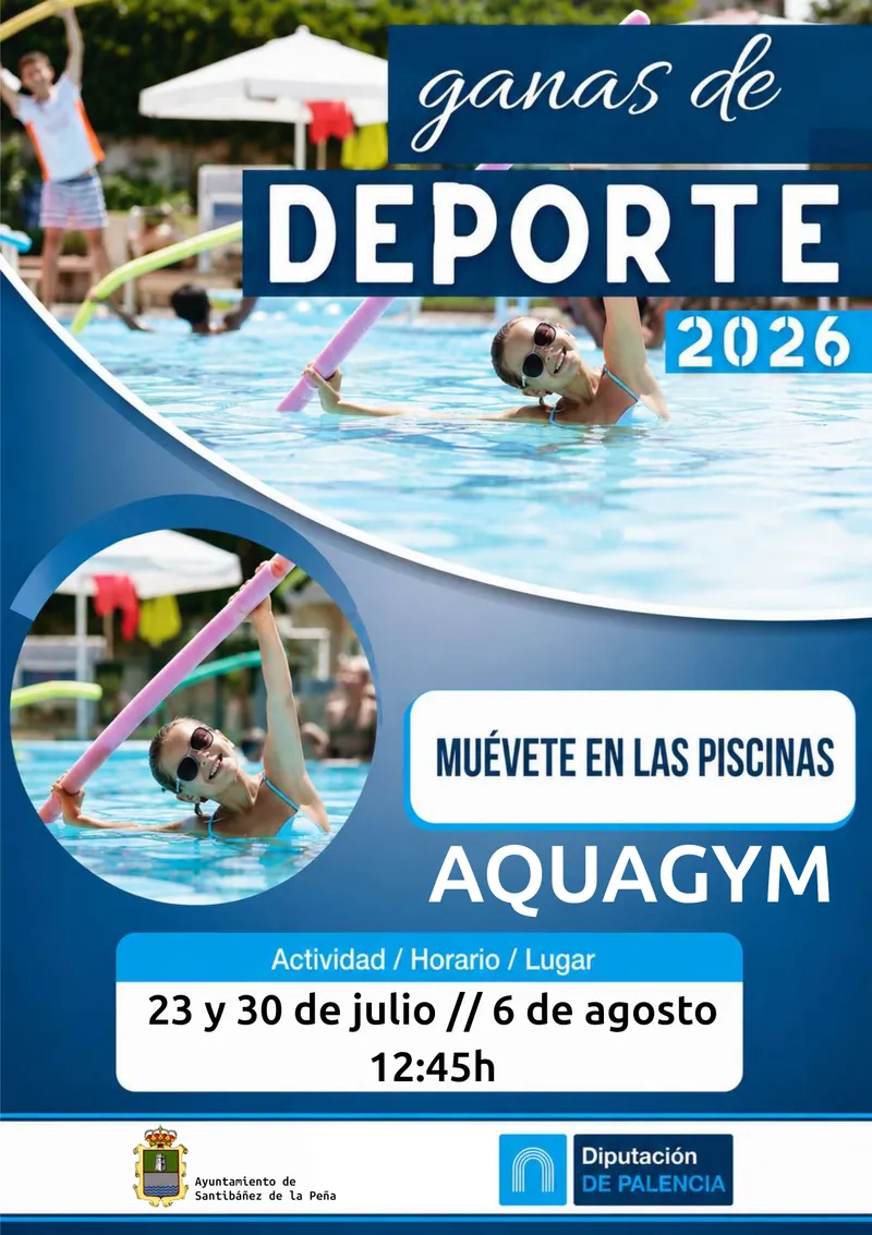 Santibáñez de la Peña organiza una jornada de Aquagym para el verano de 2026