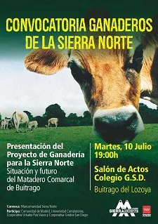 Convocatoria para ganaderos de la Sierra Norte en Buitrago del Lozoya