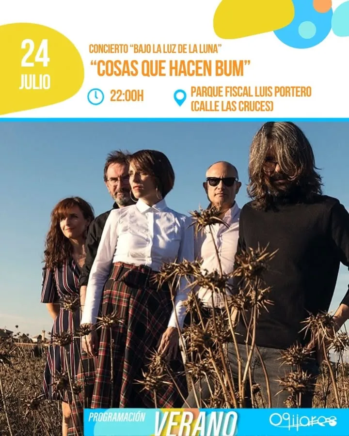 Concierto de Cosas que Hacen Bum en Ogíjares este viernes