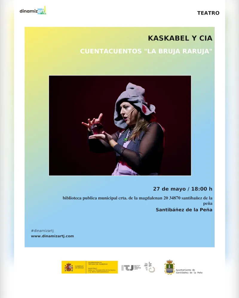 La Biblioteca de Santibáñez de la Peña acoge un cuentacuentos el 27 de mayo