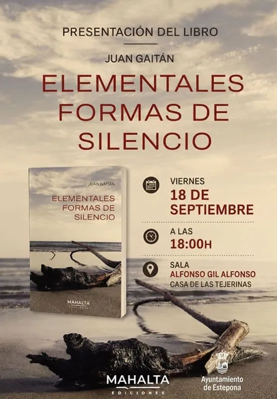 Juan Gaitán presenta su poemario 'Elementales formas de silencio' en Estepona