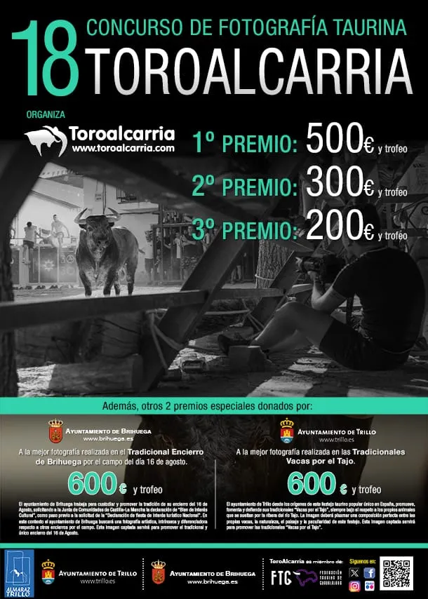 Últimos días para participar en el Concurso de Fotografía Taurina de ToroAlcarria