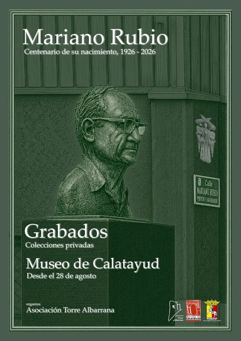 Calatayud celebra el centenario de Mariano Rubio con una exposición de grabados