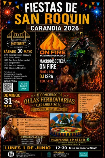 Carandía celebra su II Concurso de ollas ferroviarias y la II Concentración Motorfest