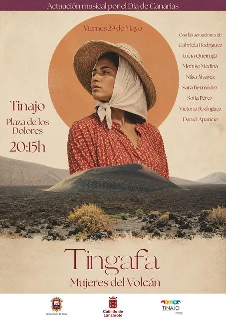 Tinajo celebra el Día de Canarias con el concierto 'Mujeres del Volcán'