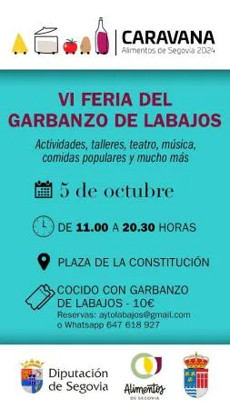Labajos celebra su VI Feria del Garbanzo con cocido popular y actividades