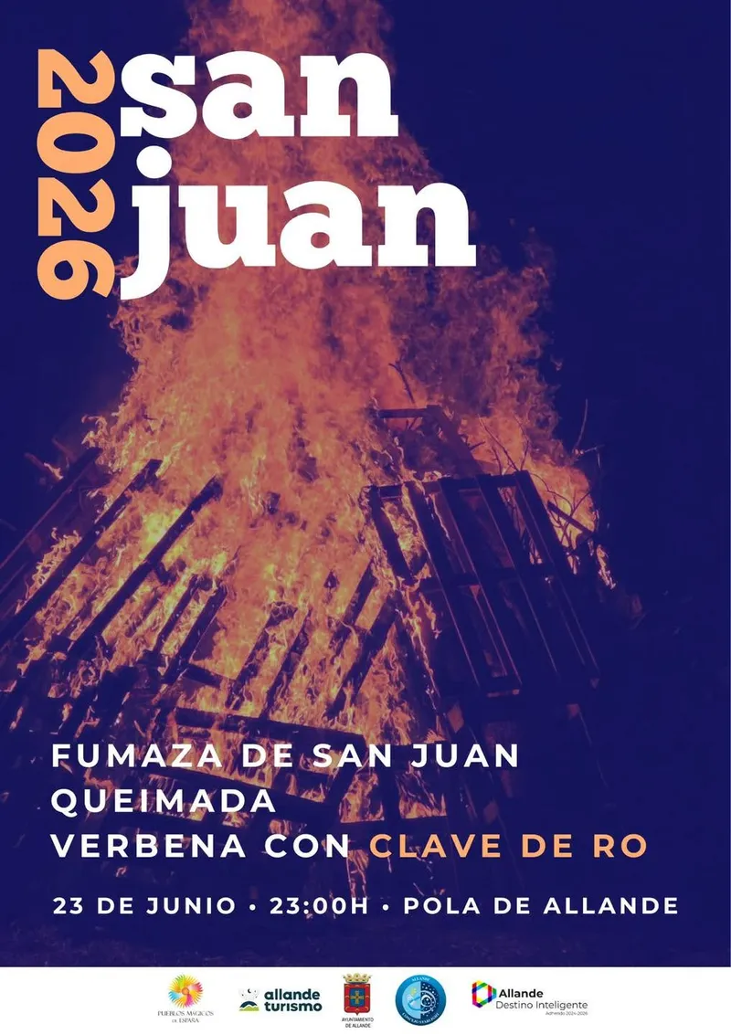 Allande celebra la tradicional fiesta de la Fumaza de San Juan