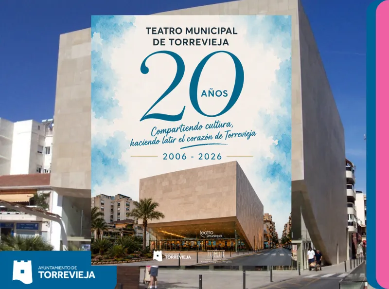 El Teatro Municipal de Torrevieja celebra 20 años como epicentro cultural con un programa especial