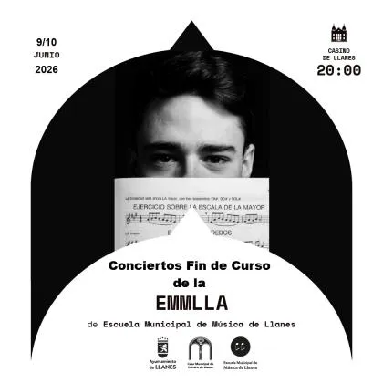 Concierto de fin de curso de la EMMLLA en el Casino de Llanes