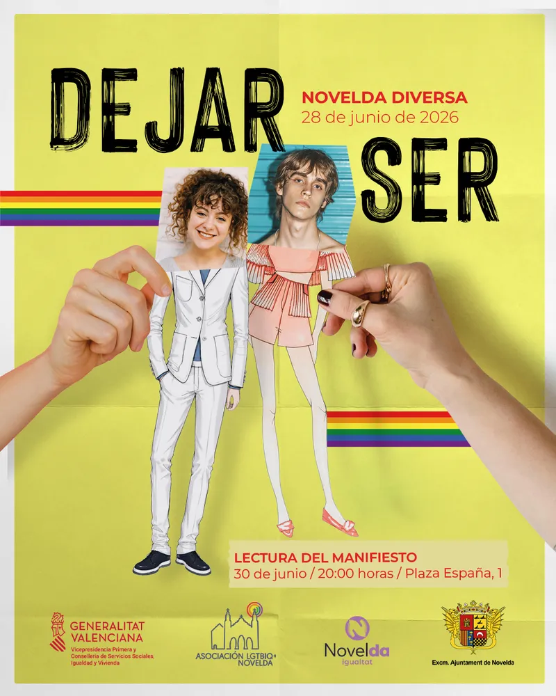 Novelda celebra el Orgullo LGTBIQ+ y arranca julio con eventos culturales y juveniles