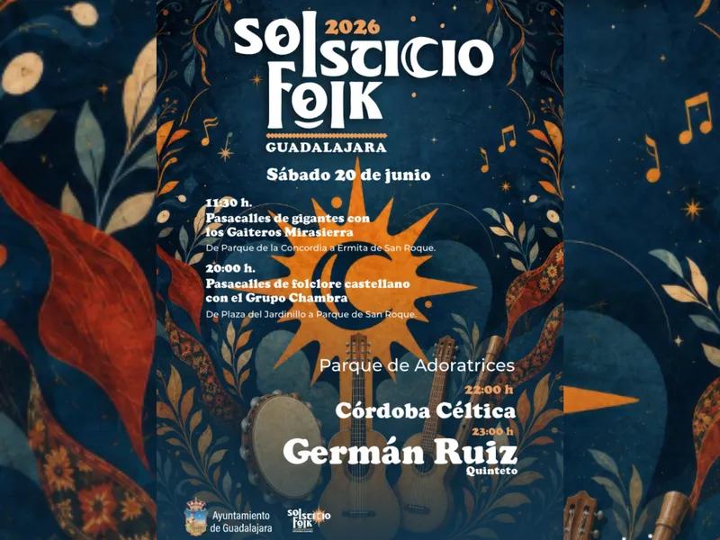 Guadalajara se viste de folk y gigantes para celebrar el Solsticio de Verano