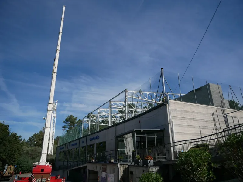 Barbadás ultima la ampliación de su polideportivo con una nueva planta para actividades y musculación