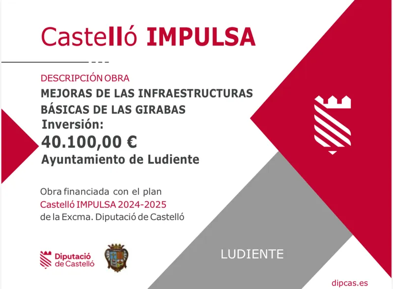 Finalizan las obras de mejora de infraestructuras en Giraba con fondos provinciales