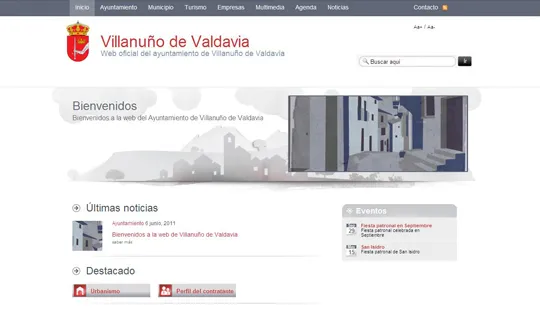 Villanuño de Valdavia estrena portal municipal con apoyo de la Diputación de Palencia