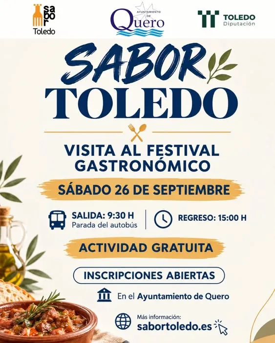 Quero organiza una excursión gratuita al festival gastronómico Sabor Toledo