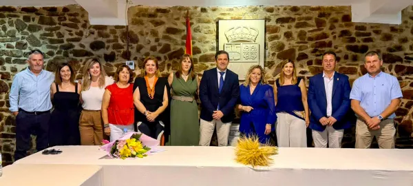 Miguel Ángel Valverde respalda a la nueva alcaldesa de Puebla de Don Rodrigo