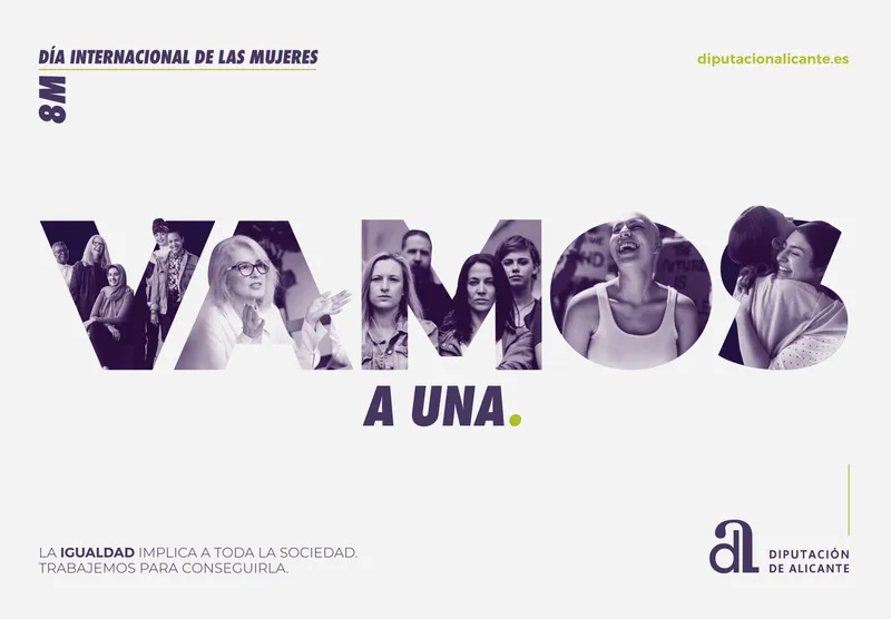 Diputación de Alicante impulsa la igualdad de género con el lema "Invertir en las mujeres, acelerar el progreso"