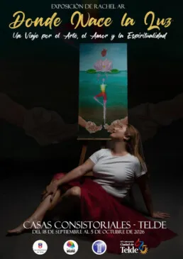 Telde exhibe 'Donde Nace la Luz', la exposición de Rachel AR sobre arte y espiritualidad