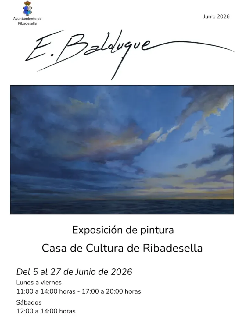 Ribadesella acoge la exposición pictórica de Emilio Balduque hasta finales de junio